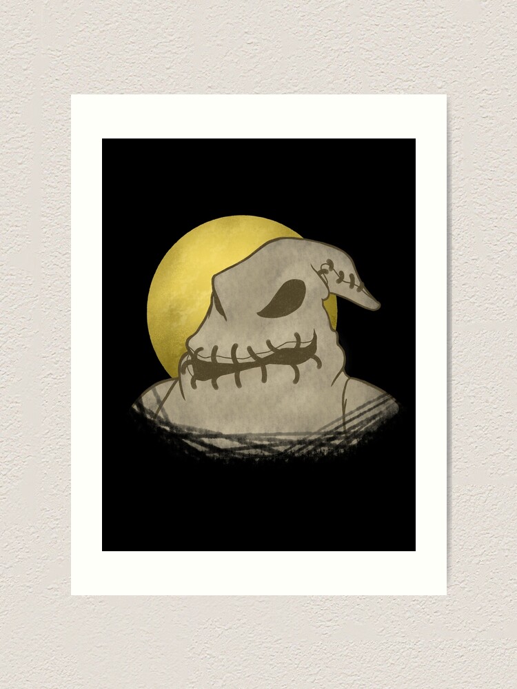 Oogie Boogie The Nightmare Before Christmas Halloween Tim Burton Art Print