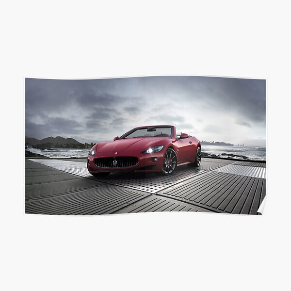 Red Maserati 4k Poster