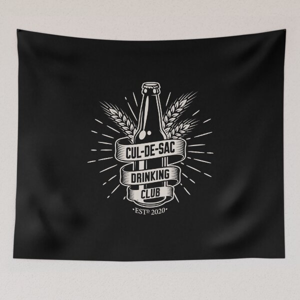 Item preview, Cul-de-sac Drinking Club Established 2020 Funny Gift for Beer Drinkers designed and sold by kwillhoite.