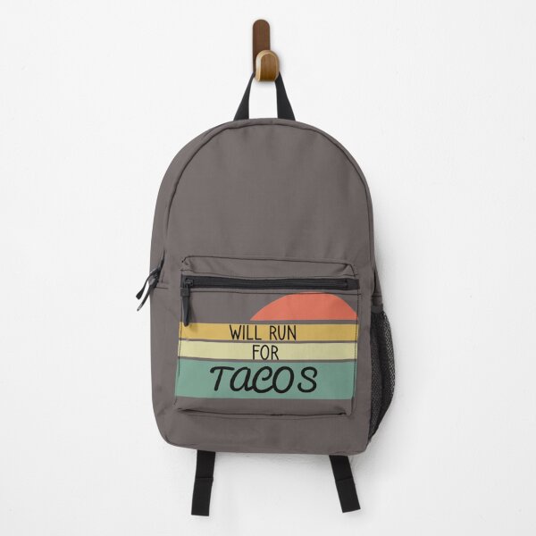 Item preview, WILL RUN FOR TACOS: Funny tacos ideas/ TACOS Lovers/ vintage color style designed and sold by Houssemanthony.
