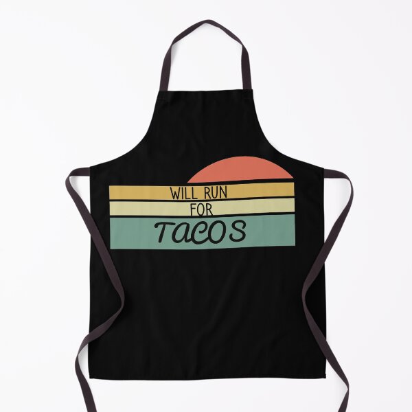 Item preview, WILL RUN FOR TACOS: Funny tacos ideas/ TACOS Lovers/ vintage color style designed and sold by Houssemanthony.