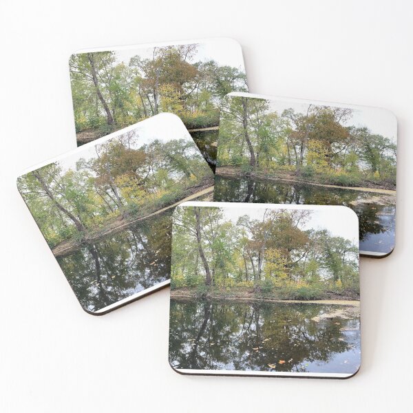 Item preview, Fall Foliage Panoramic Creek  - Indian Creek in Overland Park designed and sold by Zen  Goat.