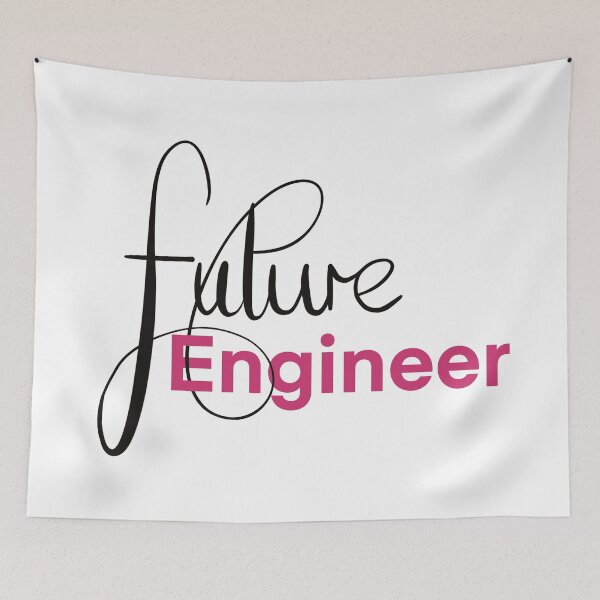 Item preview, Future Engineer in Pink designed and sold by ToriaScarlett.