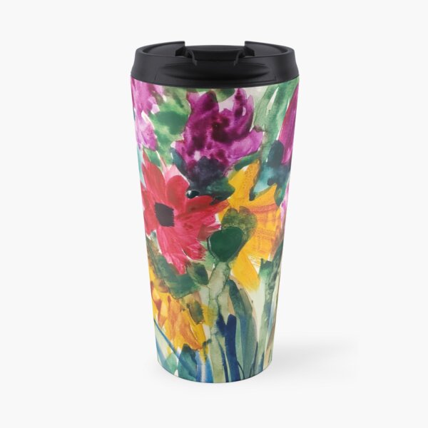 Floral Travel Mug