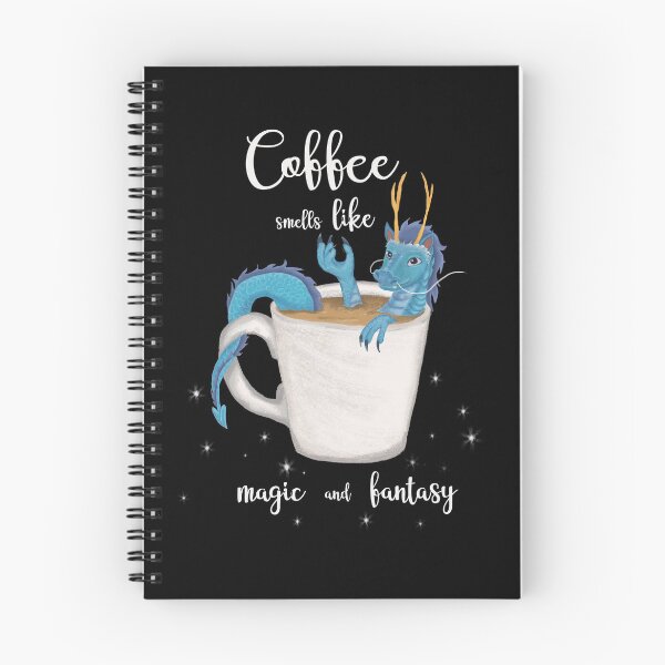 Item preview, Coffee Smells like Magic and Fantasy - Dragon designed and sold by MerchActually.
