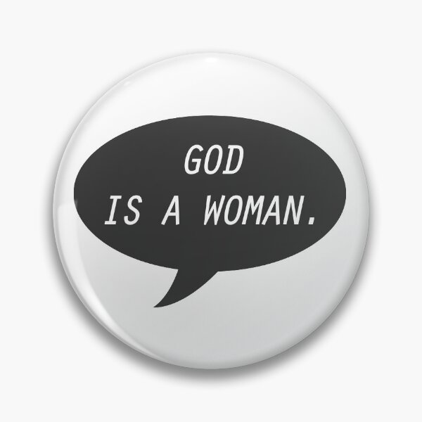 Item preview, God is a woman - Black Bubble designed and sold by teetata.