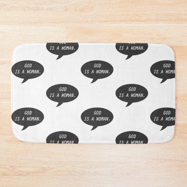 Item preview, God is a woman - Black Bubble designed and sold by teetata.