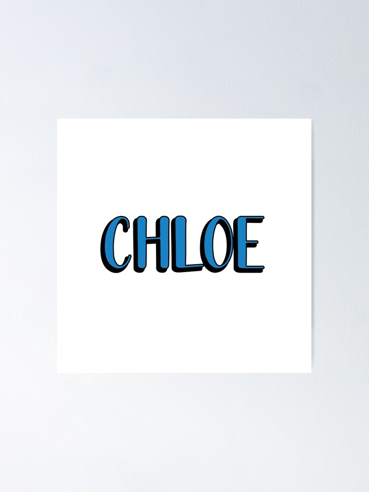 Chloe  Sticker for Sale by divishop .