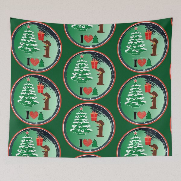 Item preview, I LOVE CHRISTMAS - Dachshund designed and sold by TheDachshund.