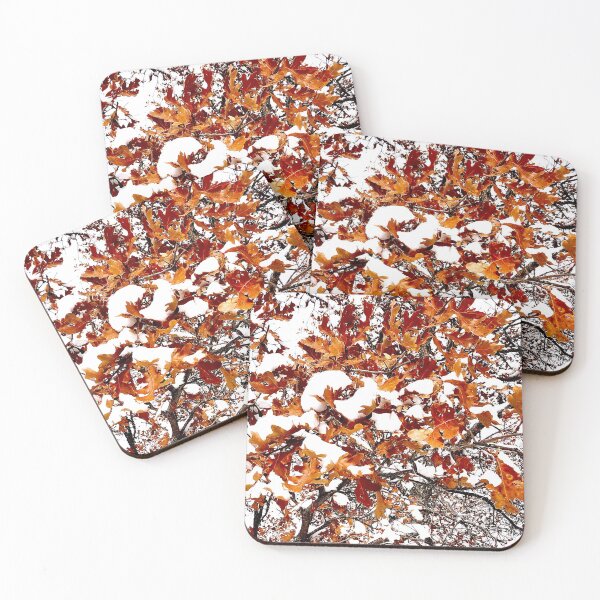 Item preview, Snow Autumn Leaves designed and sold by Traveledesigns.