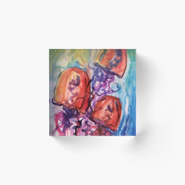Flight of the Jellyfish Acrylic Block