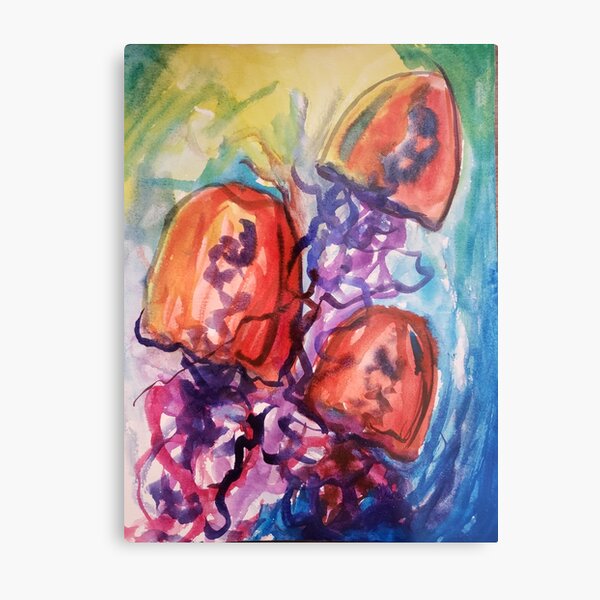 Flight of the Jellyfish Metal Print