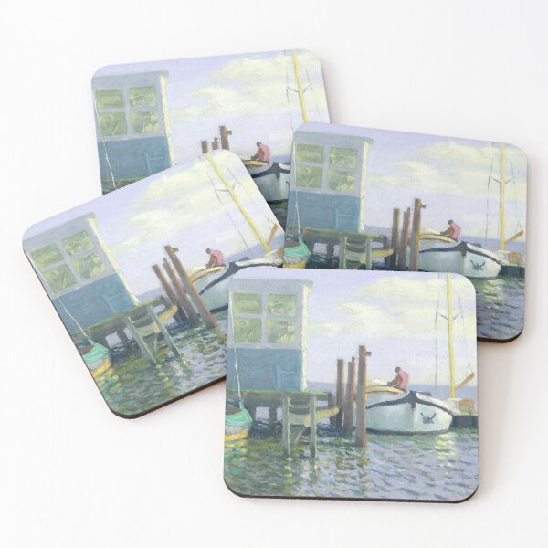 Item preview, Werf Volendam met tjalk - wharf Volendam met tjalk designed and sold by BenRikken.