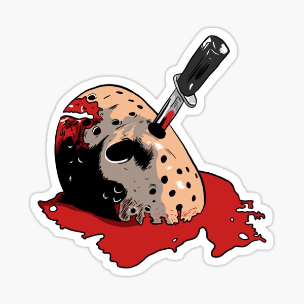Jason Voorhees mask Sticker