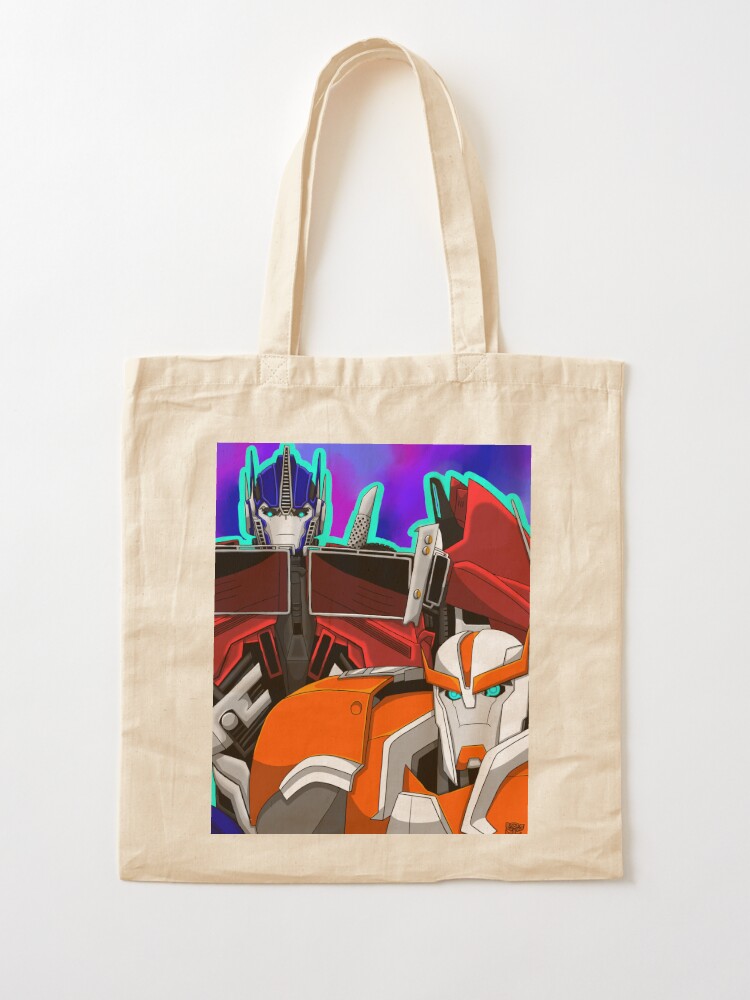 TFP Optimus and Ratchet - Independent Artist Work Tote Bag for