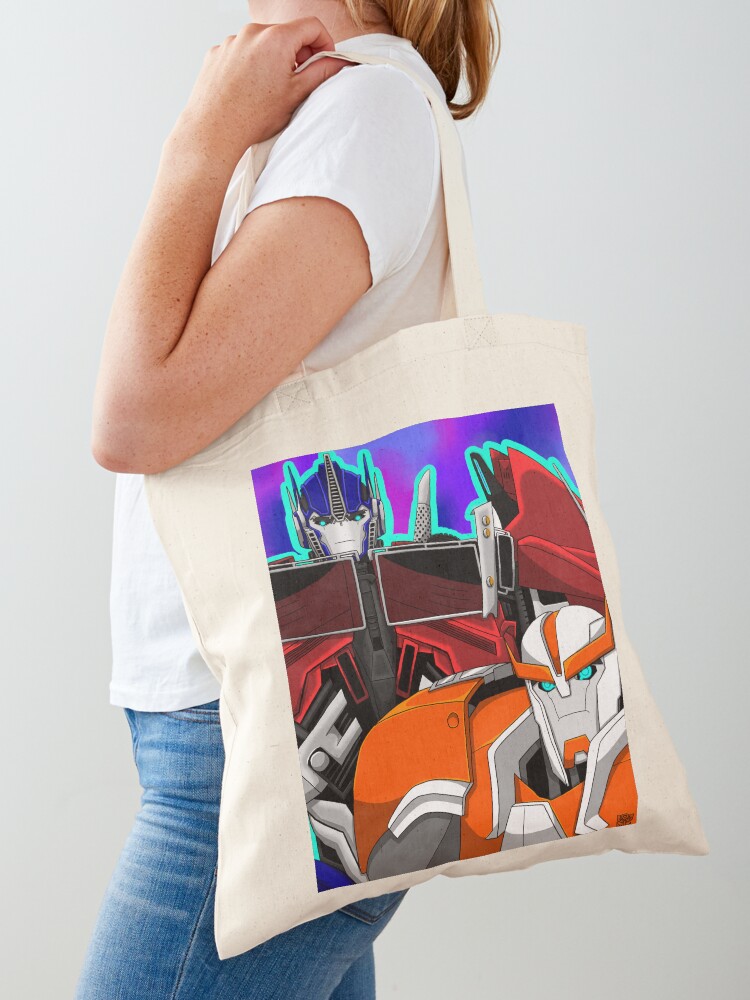 TFP Optimus and Ratchet - Independent Artist Work Tote Bag for