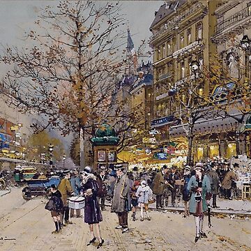 The Flea Market, Porte du Châtillon - Eugene Galien-Laloue Jigsaw Puzzle  for Sale by CJET