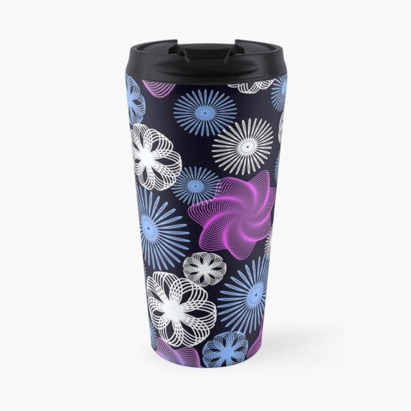 Dancing Spirographs Travel Mug