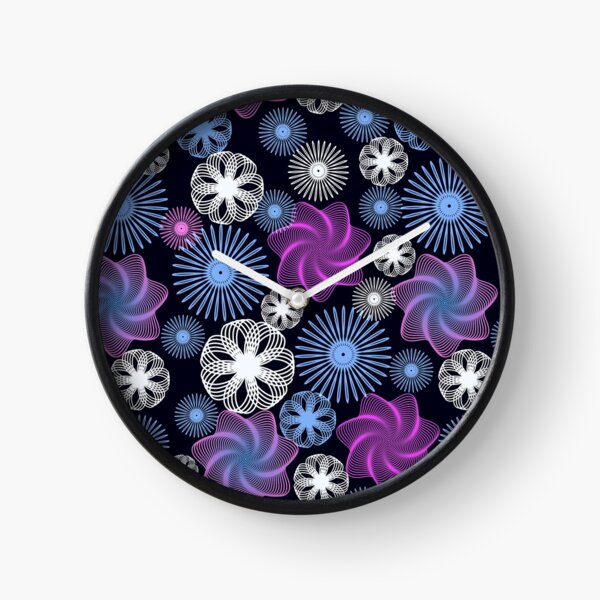 Dancing Spirographs Clock