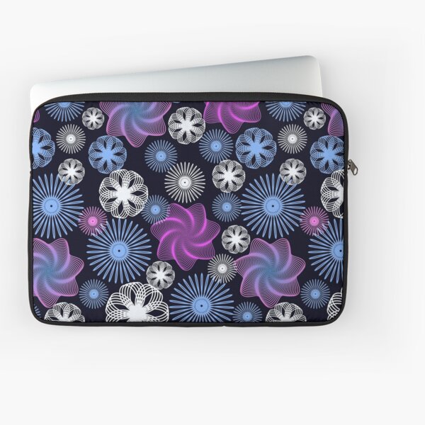 Dancing Spirographs Laptop Sleeve