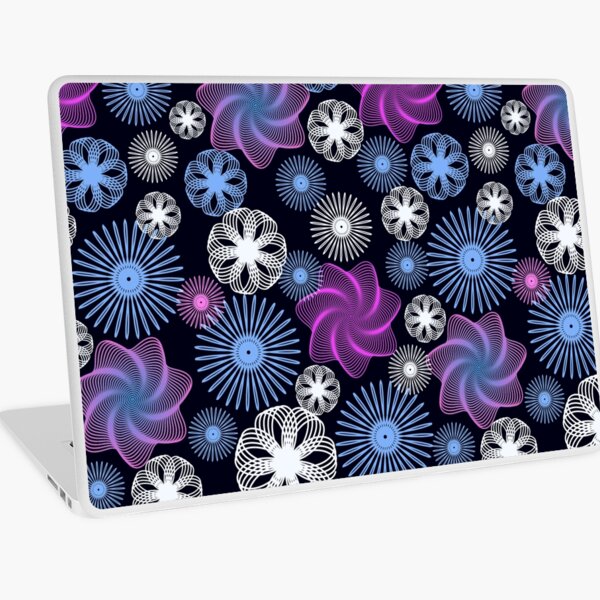 Dancing Spirographs Laptop Skin