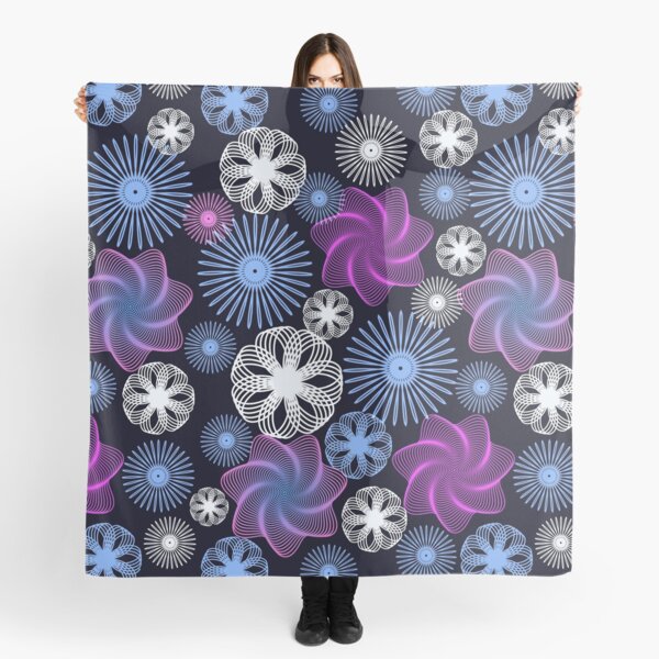 Dancing Spirographs Scarf