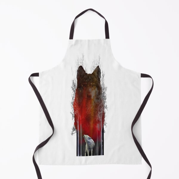Item preview, Red Aurora Borealis Wolf designed and sold by Diana Shively.