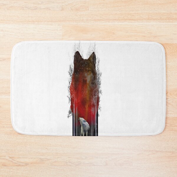 Item preview, Red Aurora Borealis Wolf designed and sold by Diana Shively.
