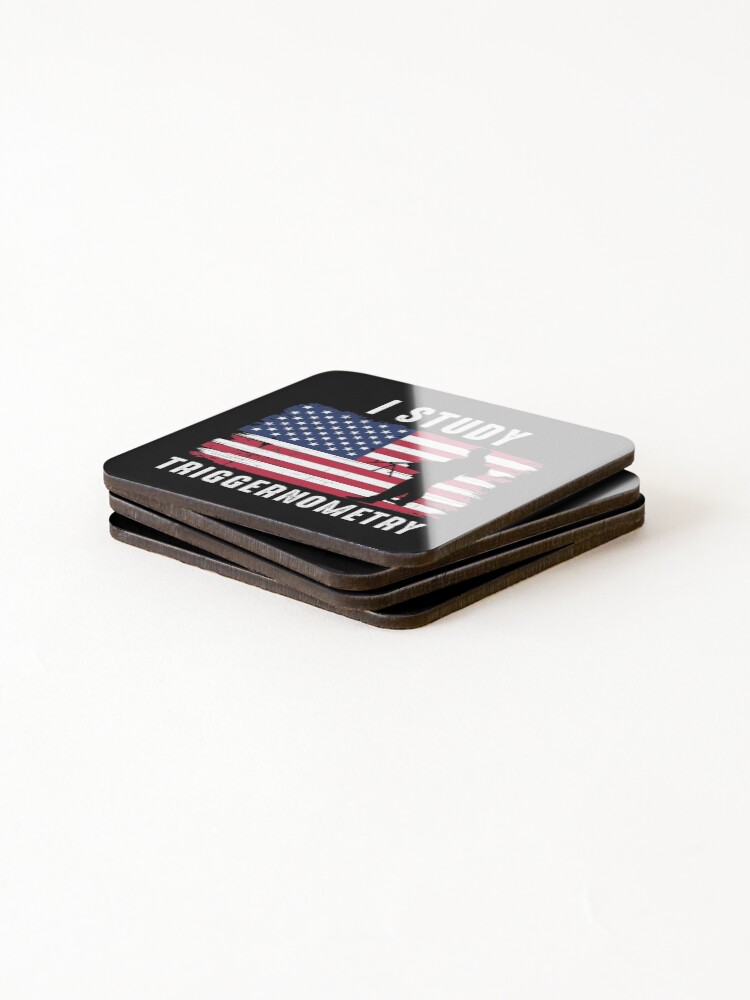 Thumbnail 4 of 5, Coasters (Set of 4), I Study Triggernometry designed and sold by RandomStuffShop.