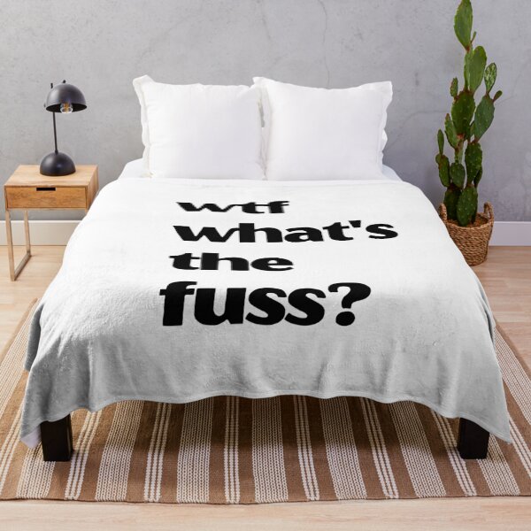 Item preview, wtf what's the fuss? designed and sold by coolteesok.