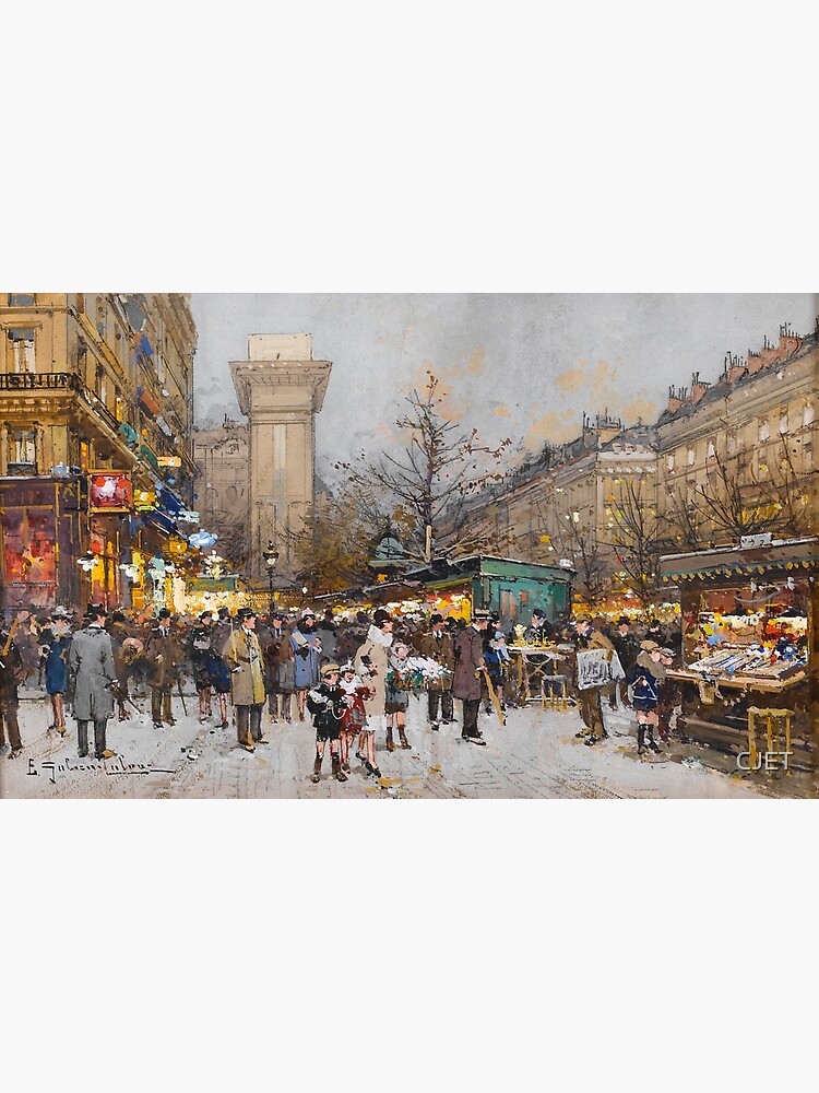 The Flea Market, Porte du Châtillon - Eugene Galien-Laloue Jigsaw Puzzle  for Sale by CJET