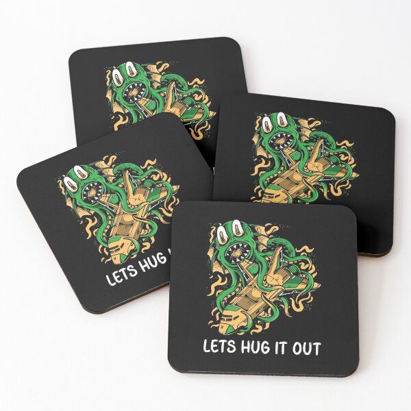 Item preview, Lets hug it out sci-fi Alien theme designed and sold by Salkian.