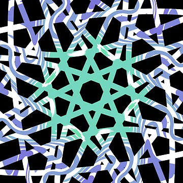 Artwork thumbnail, Star Pattern by Courage-turtle