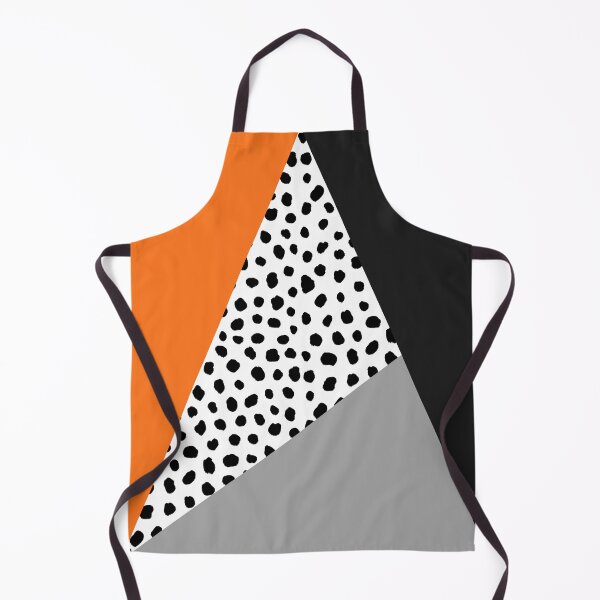 Item preview, Geometric Polka Dot, Black, Orange and Grey designed and sold by OneThreeSix.