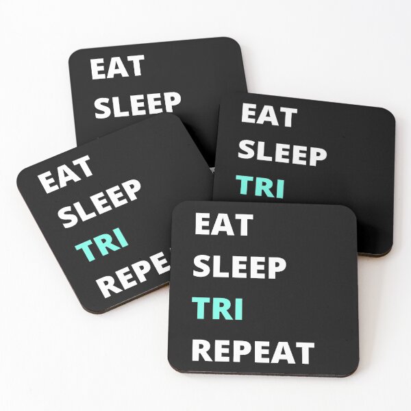 Item preview, Eat Sleep TRI Repeat designed and sold by shopbikeshirt.