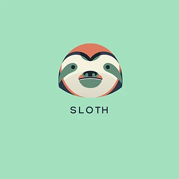 Artwork thumbnail, Simple Sloth by DesignsthatSlap