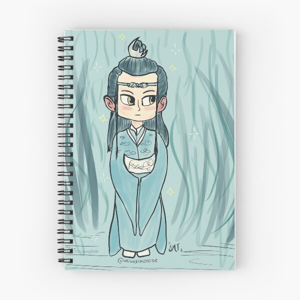 Item preview, MDZS Blushing Chibi Lan Wangji designed and sold by SugarMilkTea.