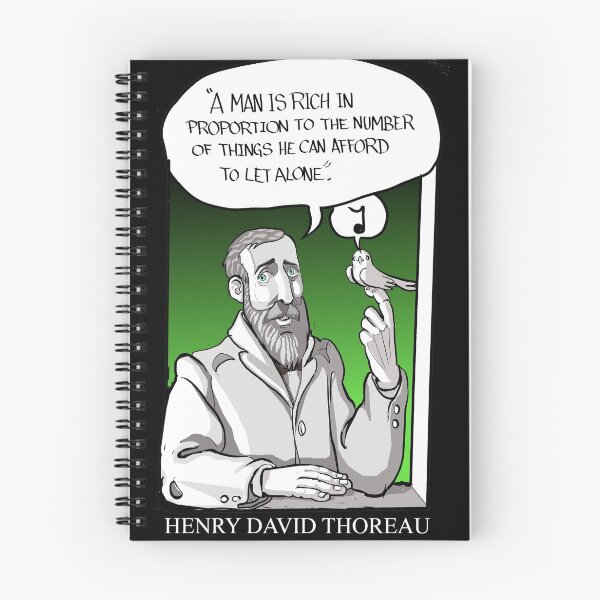 Item preview, A Man is rich in proportiion to the number of things he can afford to let alone. designed and sold by Madriguera.