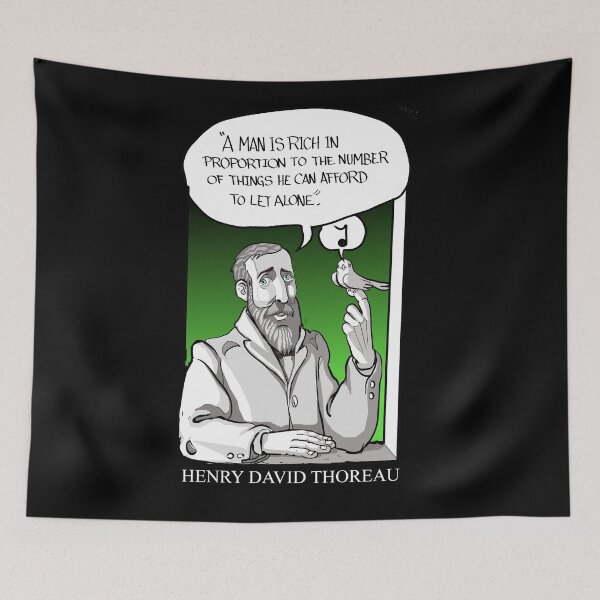 Item preview, A Man is rich in proportiion to the number of things he can afford to let alone. designed and sold by Madriguera.