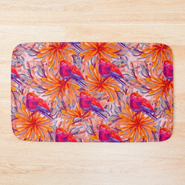 Item preview, Orange birds jungle designed and sold by Karla Perez.