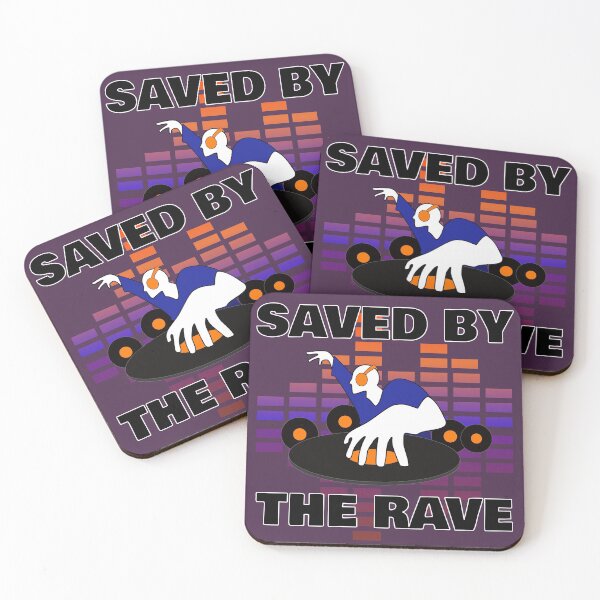 Item preview, Saved By The Rave - Orange Blue Purple - Scratch Djay Record  designed and sold by NoMatterLab.