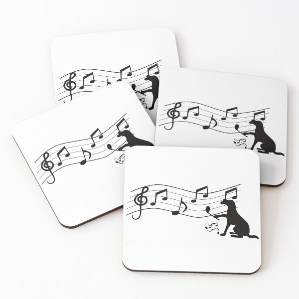Item preview, Cute dog musicnote music design designed and sold by noahs-shop.