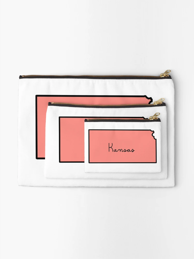 Thumbnail 2 of 4, Zipper Pouch, Kansas designed and sold by RMSdesigns.