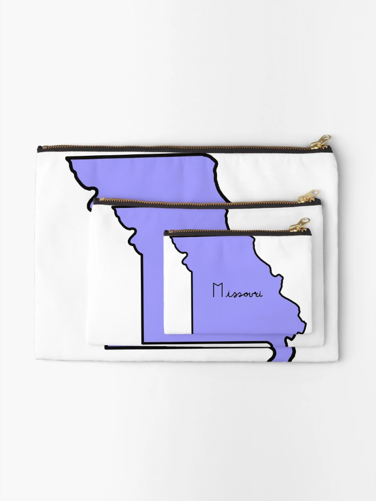 Thumbnail 2 of 4, Zipper Pouch, Missouri designed and sold by RMSdesigns.