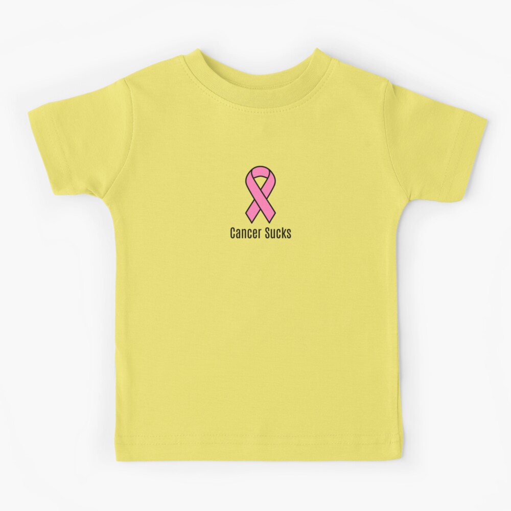 TITS Boobs Breast sucks f*ck ribbon funny cancer T Shirt MENS