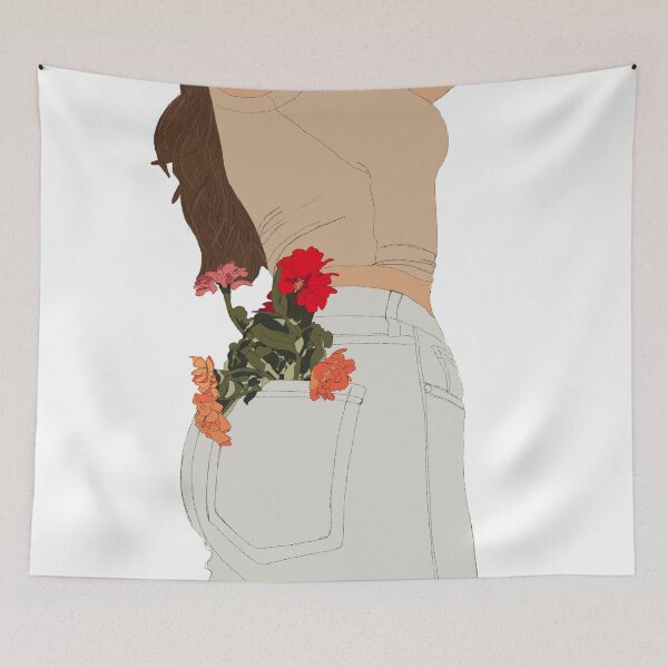 Item preview, Flower jeans  designed and sold by Aneesa1.