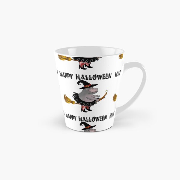 Aperçu de l'œuvre Hippo Happy Halloween sorcière créée et vendue par Hippogal.