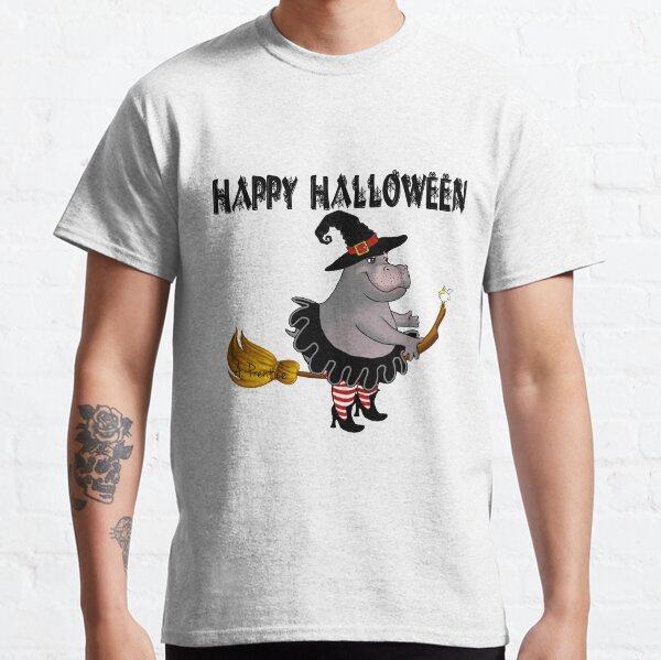 Item preview, Hippo Happy Halloween Witch designed and sold by Hippogal.
