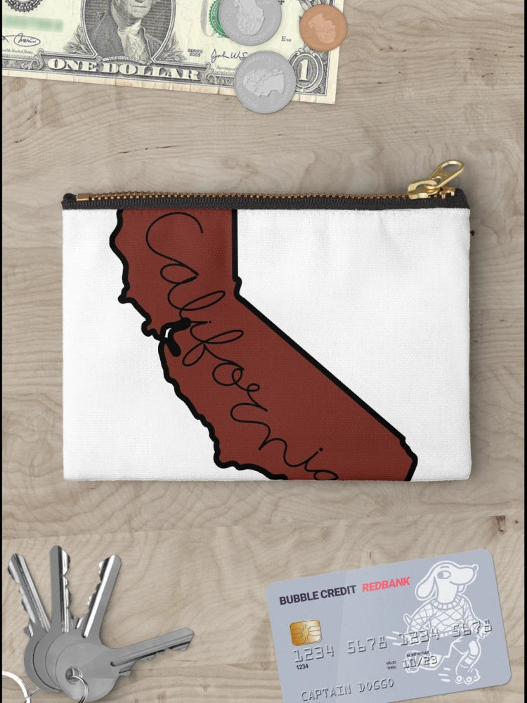 Thumbnail 3 of 4, Zipper Pouch, California  designed and sold by RMSdesigns.