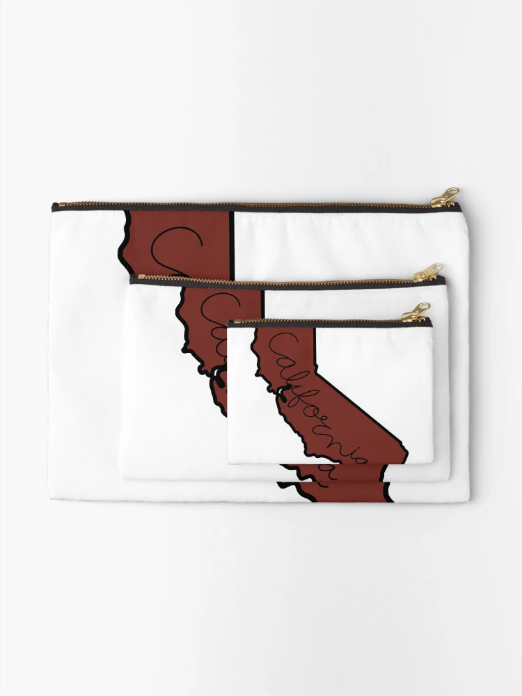 Thumbnail 2 of 4, Zipper Pouch, California  designed and sold by RMSdesigns.